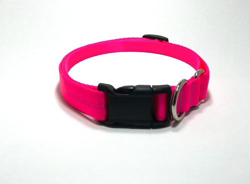 Slip Collar // Medium Dog // Hot Pink